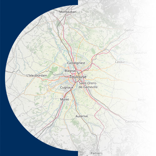 Zone d'intervention de Noguera peinture